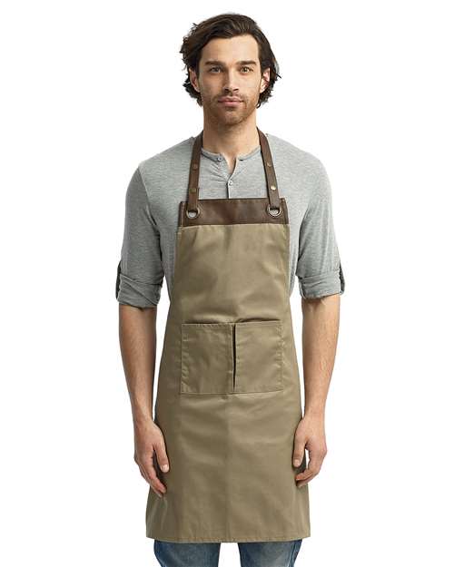 Espresso Bib Apron – On Model