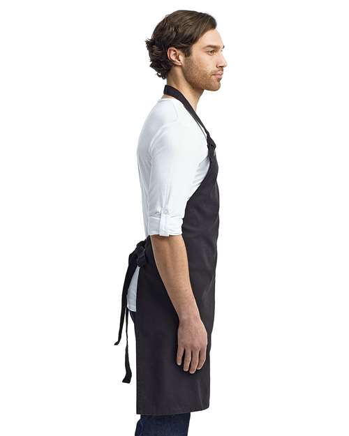 Calibre Heavy Cotton Canvas Bib Apron – On Model – Side