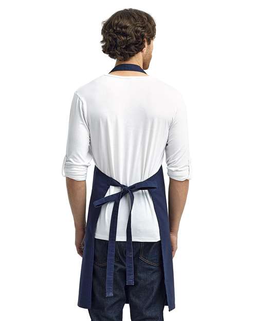 Calibre Heavy Cotton Canvas Bib Apron – On Model – Back
