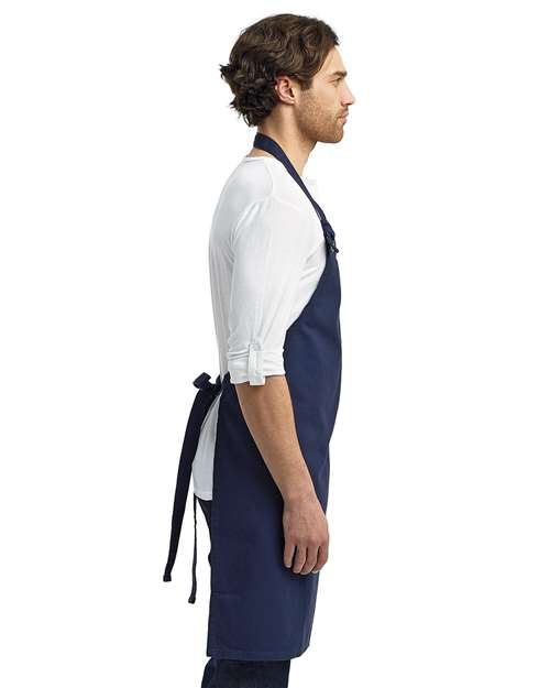 Calibre Heavy Cotton Canvas Bib Apron – On Model – Side