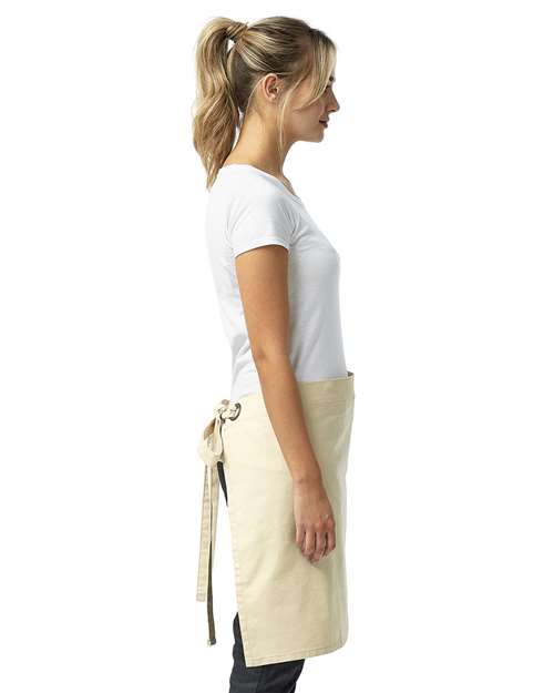 Calibre Heavy Cotton Canvas Waist Apron – On Model – Side