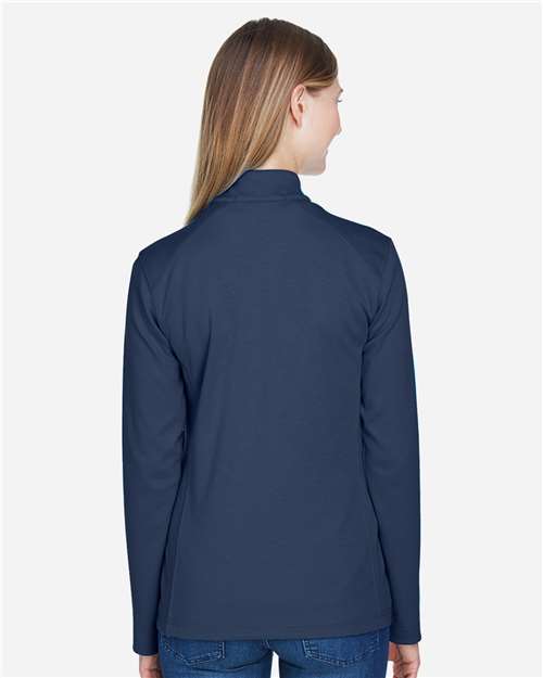Women's DRYTEC20™ Performance Quarter-Zip Pullover – On Model – Back