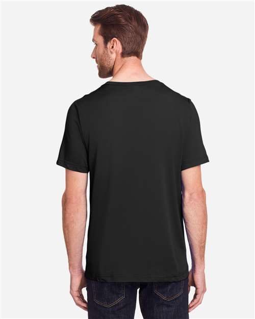 Unisex Fusion ChromaSoft™ Performance T-Shirt – On Model – Back