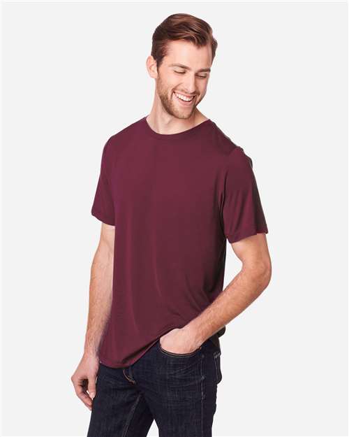 Unisex Fusion ChromaSoft™ Performance T-Shirt – On Model – Side