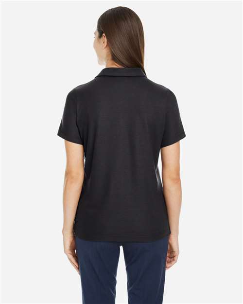 Women's Fusion ChromaSoft™ Pique Polo – On Model – Back