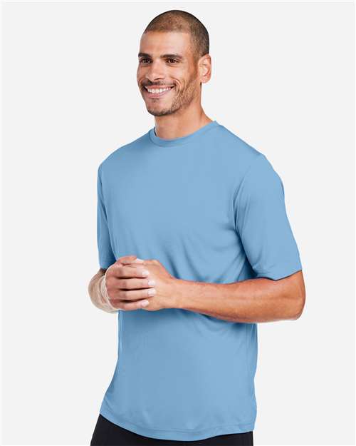 Unisex Capital Performance T-Shirt – On Model – Side