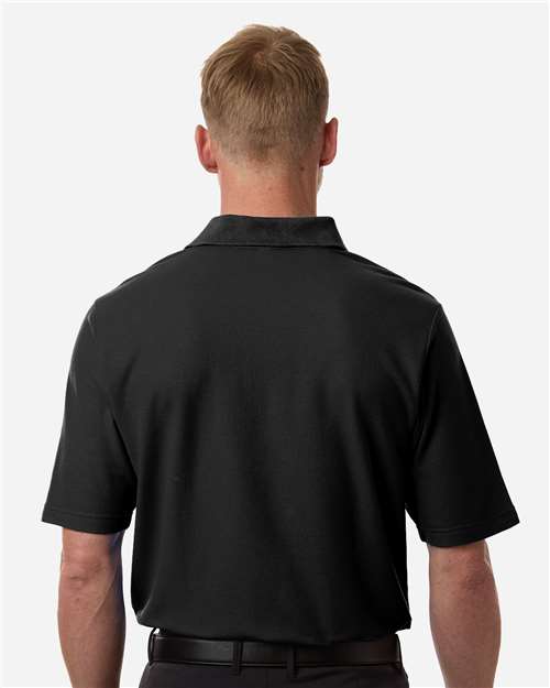 Men's Resolve CVC Performance Pique Polo – On Model – Back