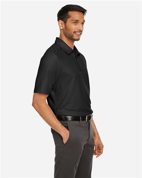 Men's Fusion ChromaSoft™ Pique Polo – On Model – Side