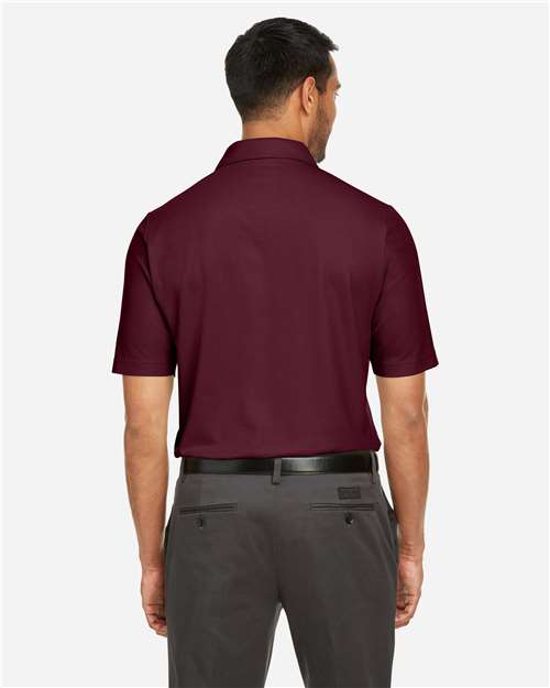 Men's Fusion ChromaSoft™ Pique Polo – On Model – Back
