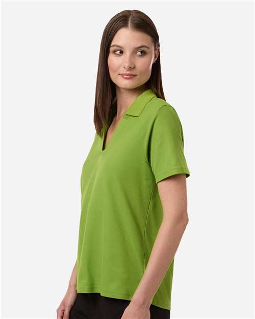 Women's Resolve CVC Performance Pique Polo – On Model – Side