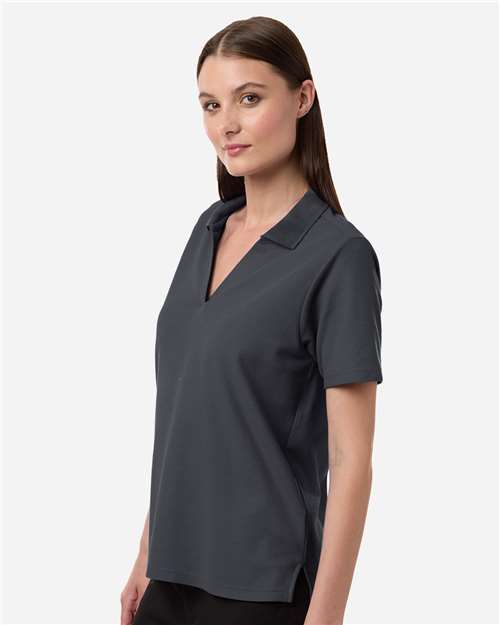 Women's Resolve CVC Performance Pique Polo – On Model – Side