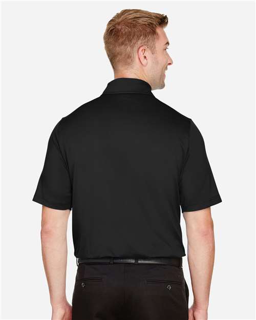Men's CrownLux Performance® Range Flex Polo – On Model – Back