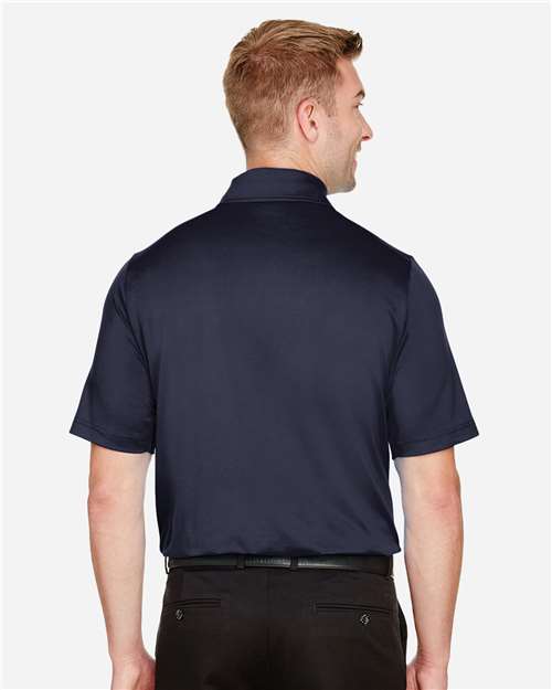 Men's CrownLux Performance® Range Flex Polo – On Model – Back