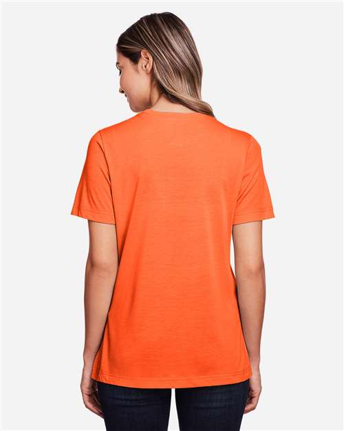 Women's Fusion ChromaSoft™ Performance T-Shirt – On Model – Back