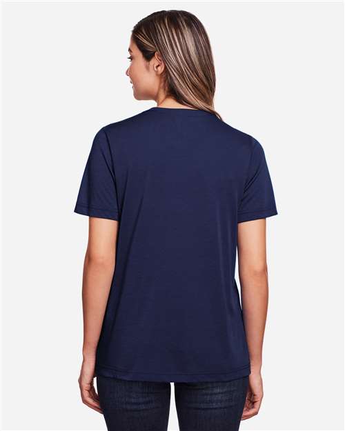 Women's Fusion ChromaSoft™ Performance T-Shirt – On Model – Back