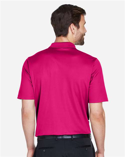 Men's CrownLux Performance® Plaited Polo – On Model – Back