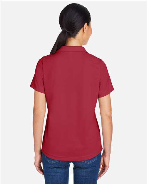 Women's Market Snag Protect Mesh Polo – On Model – Back