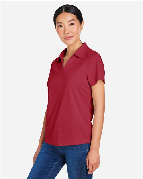 Women's Market Snag Protect Mesh Polo – On Model – Side