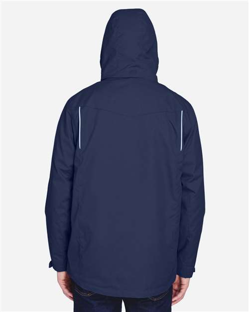 Men's Region 3-in-1 Jacket with Fleece Liner – On Model – Back