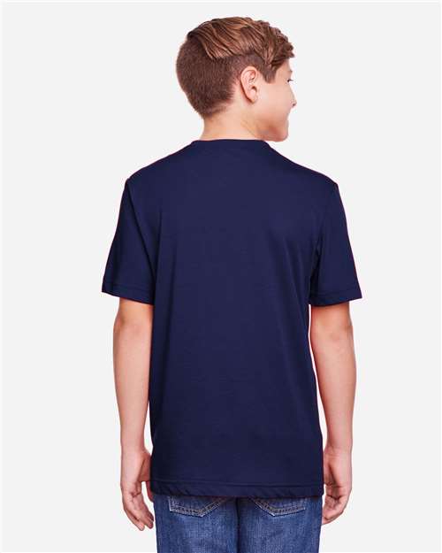 Youth Fusion ChromaSoft™ Performance T-Shirt – On Model – Back