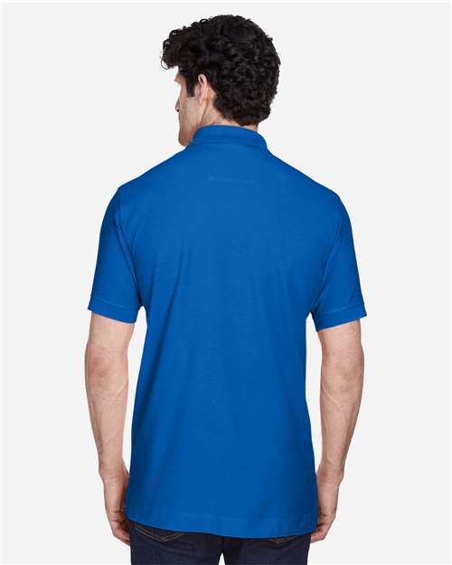 Men's Pima Piqué Polo – On Model – Back