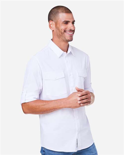 Men's Ultra UVP® Marina Shirt – On Model – Side