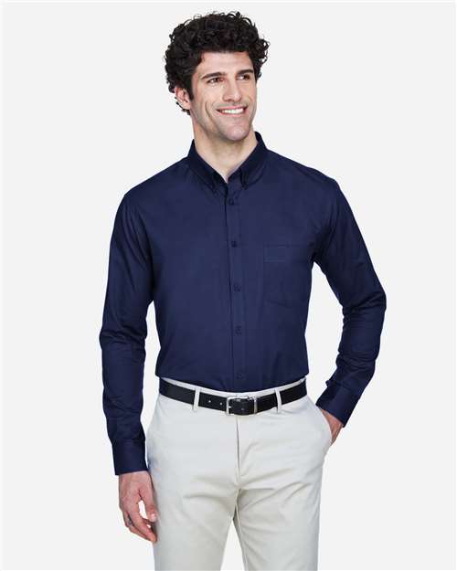 Men's Operate Twill Dress Shirt – On Model