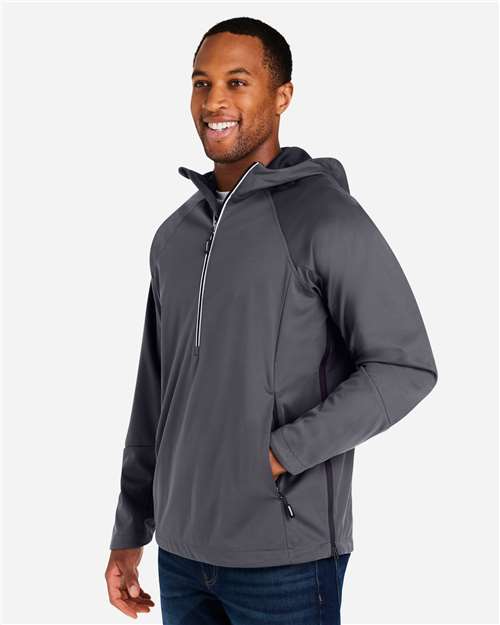 Unisex Techno Lite Pullover Anorak – On Model – Side