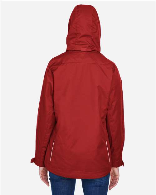 Women's 3-in-1 Jacket with Fleece Liner – On Model – Back