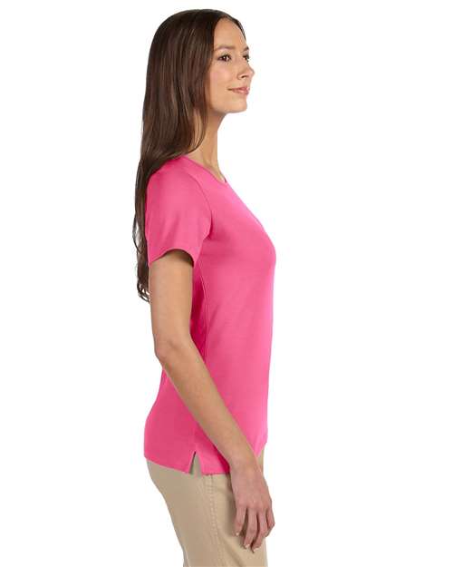 Women's Perfect Fit™ Shell T-Shirt – On Model – Side