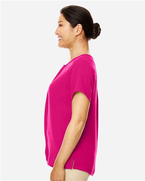 Women's Perfect Fit™ Crepe Blouse – On Model – Side