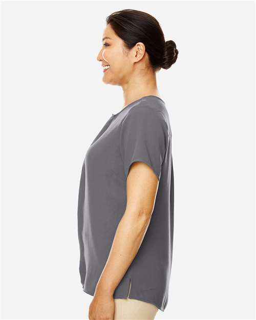 Women's Perfect Fit™ Crepe Blouse – On Model – Side