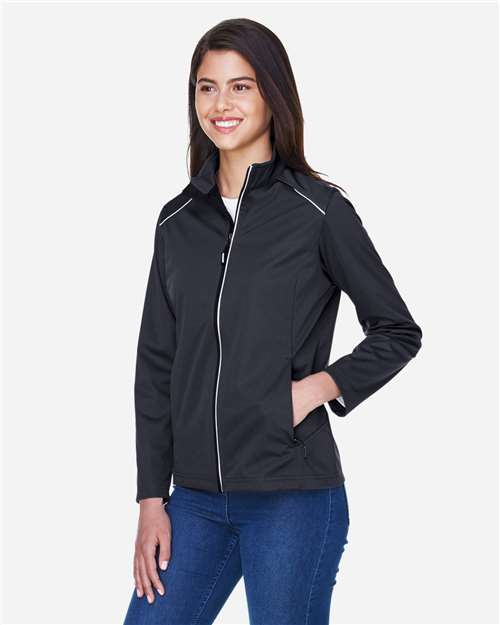 Women's Techno Lite Three-Layer Knit Tech-Shell – On Model – Side