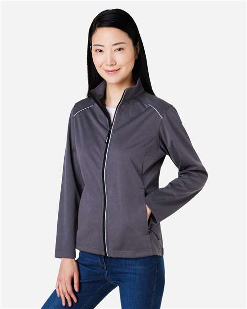 Women's Techno Lite Three-Layer Knit Tech-Shell – On Model – Side