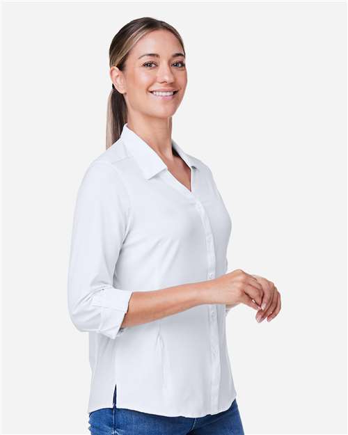 Women's Ultra UVP® Marina Shirt – On Model – Side