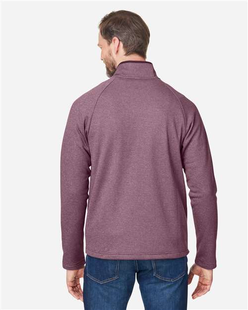 Men's Venture Heathered Stripe Full-Zip Jacket – On Model – Back
