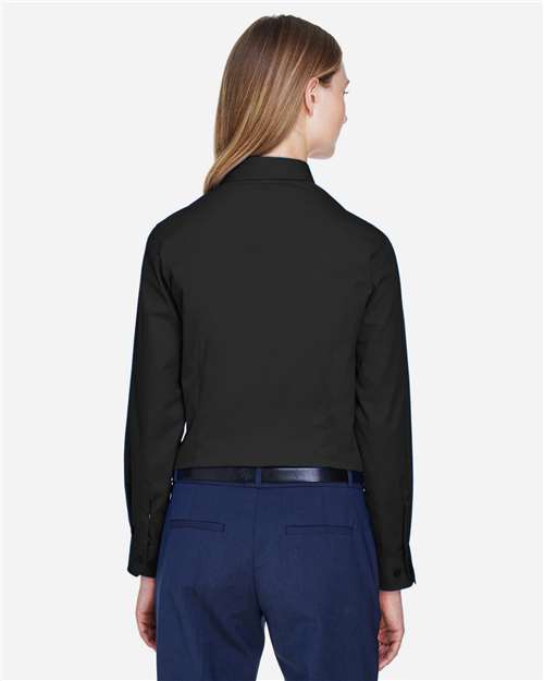 Women's Operate Twill Shirt – On Model – Back