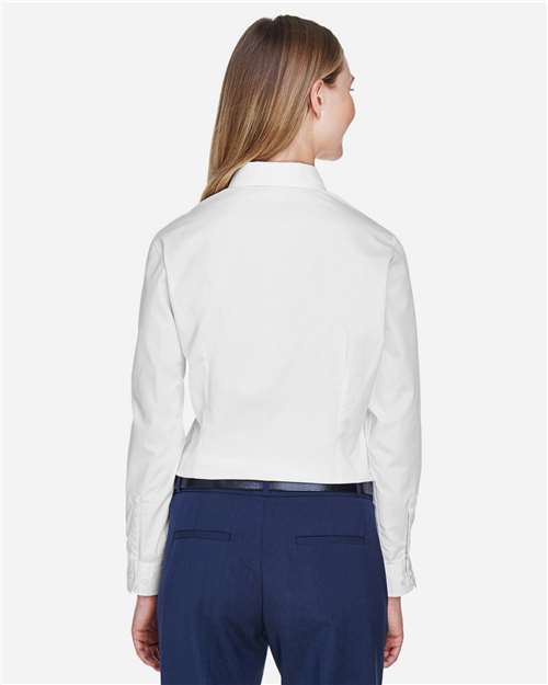 Women's Operate Twill Shirt – On Model – Back