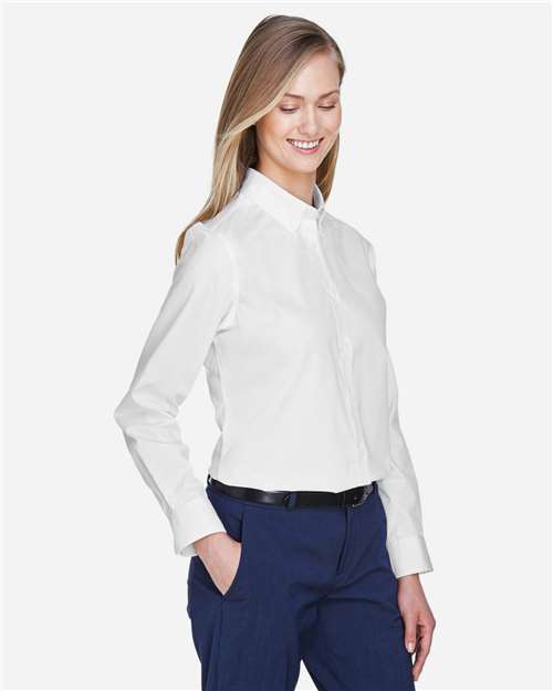 Women's Operate Twill Shirt – On Model – Side