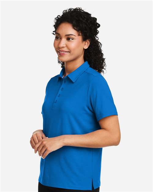 Women's Raleigh Stretch Polo – On Model – Side