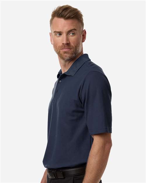 Men's Tall Resolve CVC Performance Pique Polo – On Model – Side