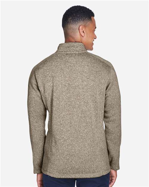Men's Bristol Full-Zip Sweater Fleece Jacket – On Model – Back
