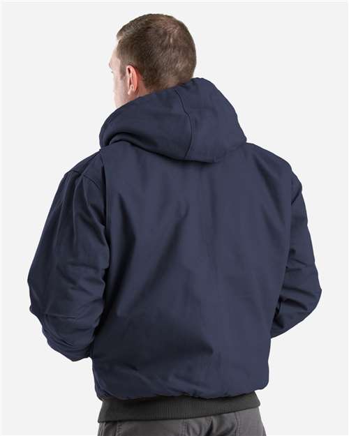 Men's Berne Heritage Hooded Jacket – On Model – Back