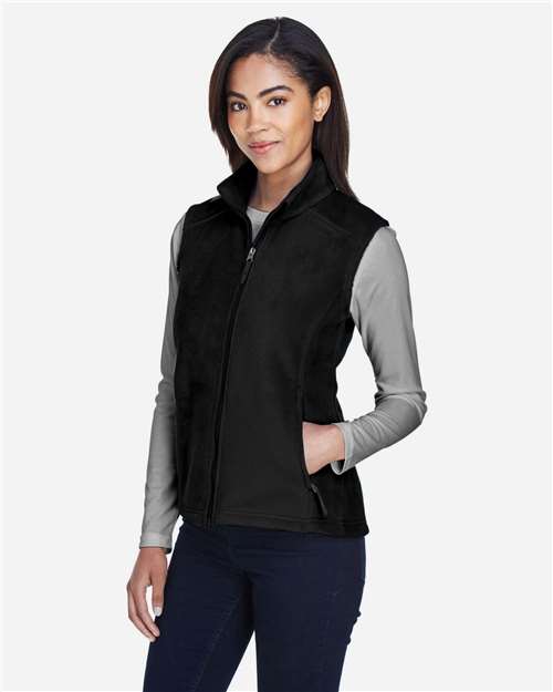Women's Journey Fleece Vest – On Model – Side