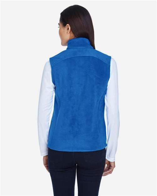 Women's Journey Fleece Vest – On Model – Back