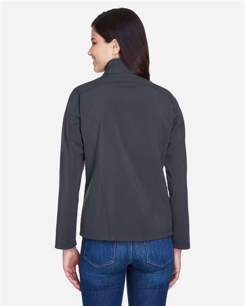 Women's Cruise Two-Layer Fleece Bonded Soft Shell Jacket – On Model – Back