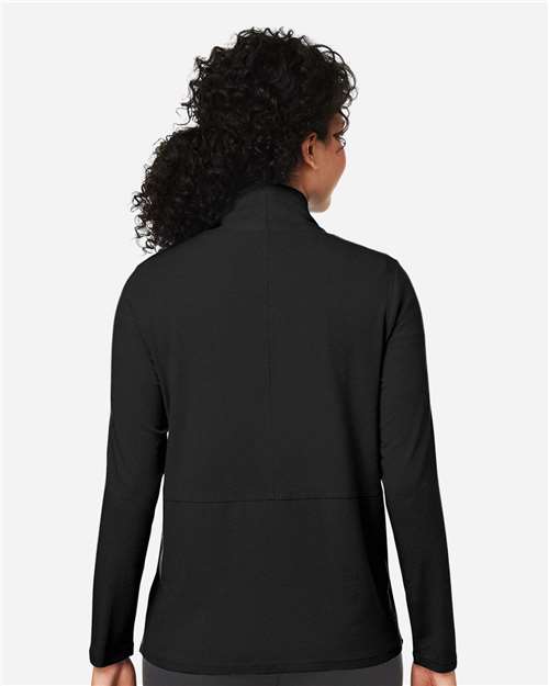 Women's Raleigh Stretch Cardigan – On Model – Back