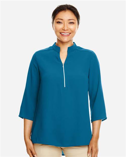Women's Perfect Fit™  Three-Quarter Sleeve Crepe Tunic