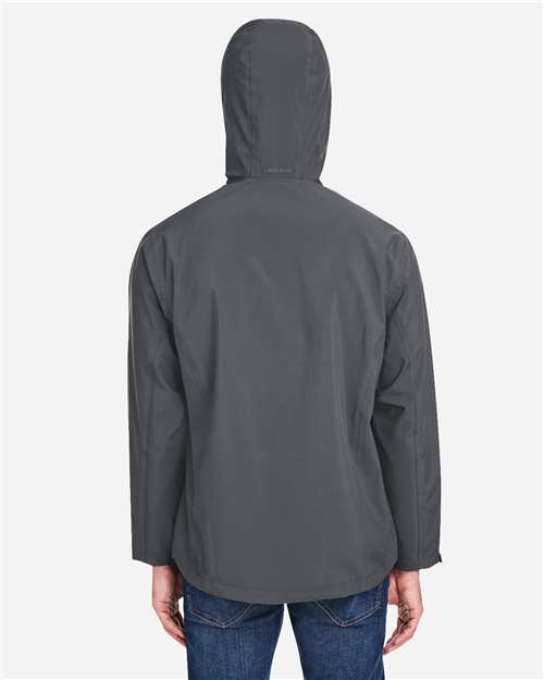 Men's Barrier Packable Waterproof Rain Jacket – On Model – Back