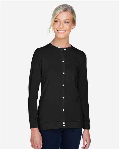 Women's Perfect Fit™ Ribbon Cardigan – On Model